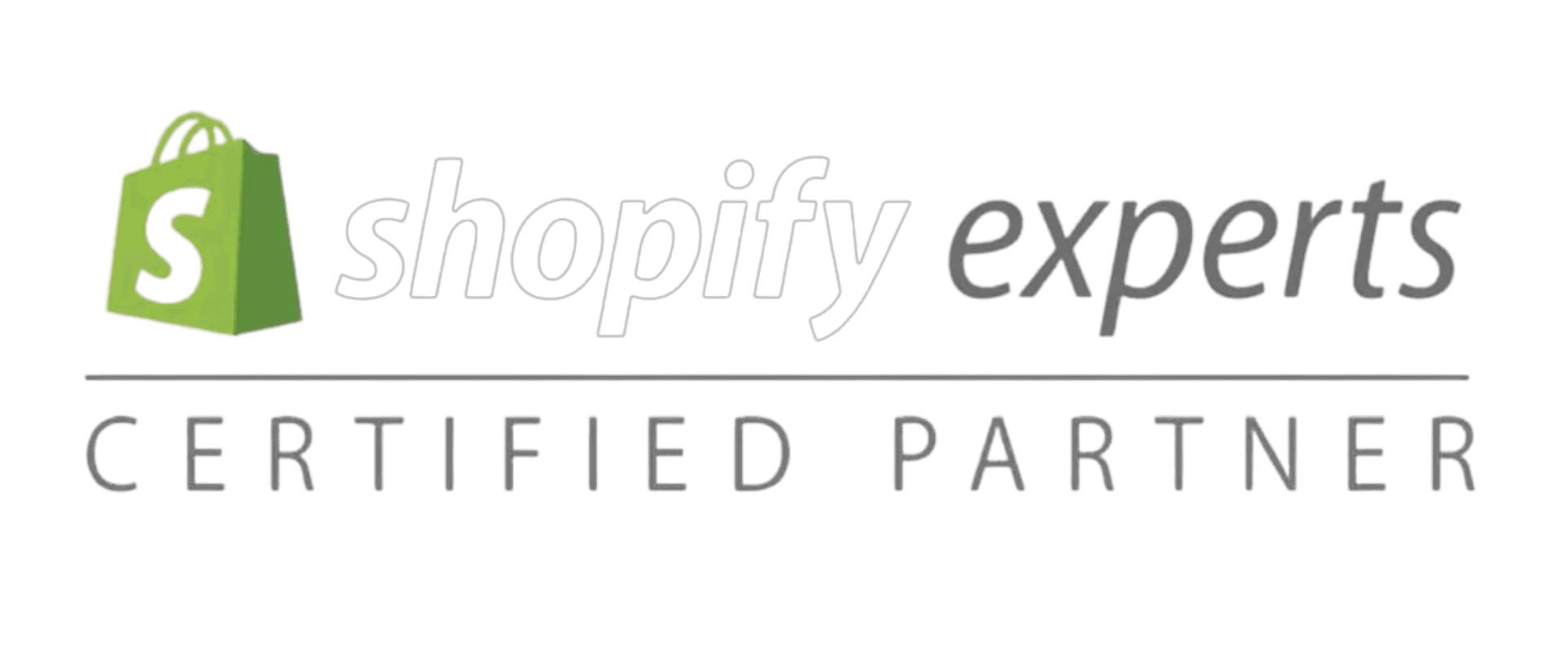 Shopify Partners certified partner badge